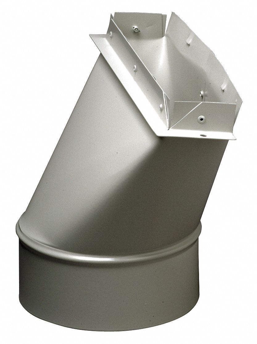 LABCONCO, Upper Exhaust Transition Adapter, 6 in Overall Wd, Upper