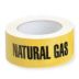 Natural Gas Adhesive Pipe Markers on a Roll