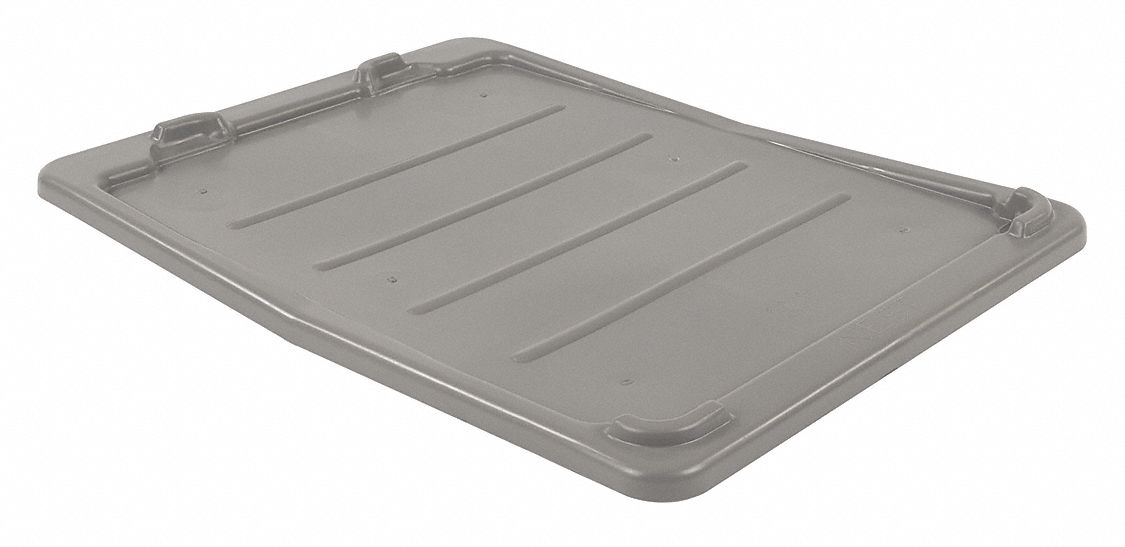 CONTAINER LID, 27 IN X 19⅛ IN, GREY, FOR 65844