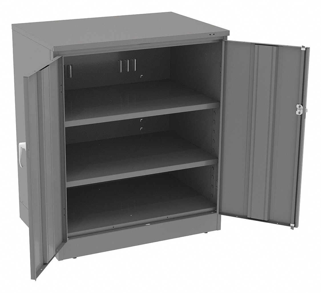 TENNSCO, 36 in x 24 in x 42 in, Swing Handle & Keyed, Storage Cabinet ...