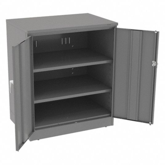 TENNSCO, 36 in x 24 in x 42 in, Swing Handle & Keyed, Storage Cabinet ...