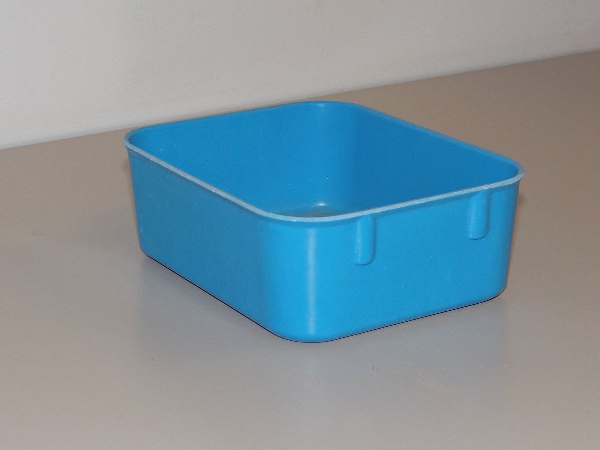 NESTING CONTAINER,6 1/8 IN L,150 LB