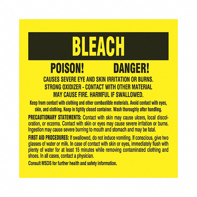Label, 7 in x 10 in, Polyester, PK25