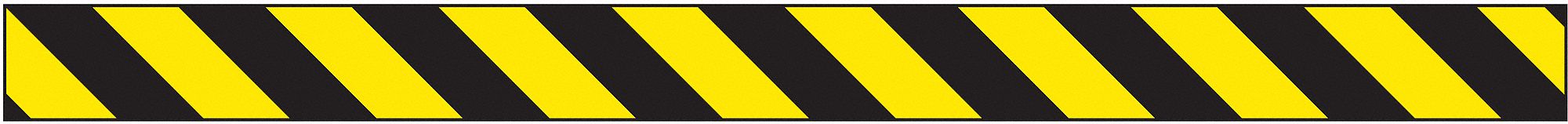 Anti-Slip Tape, 54.0ft.L, Black/Yellow, 3"W