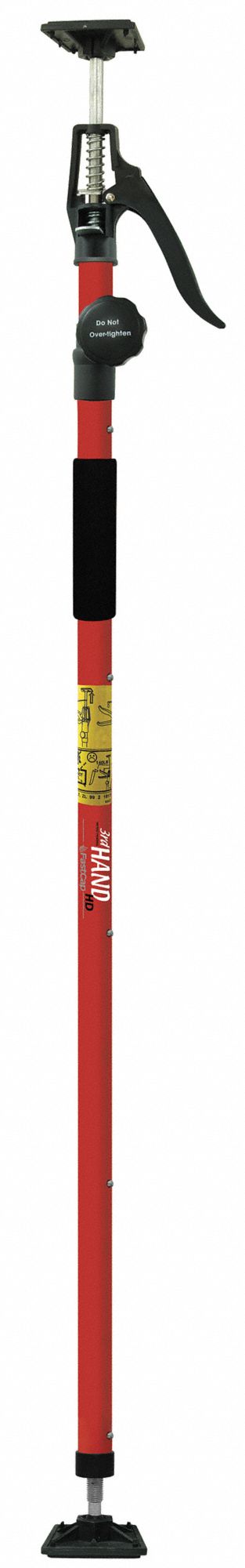 Extendable Utility Pole: Telescoping, 16.5 in Min Extension Ht, 22.8 in Max Extension Ht
