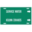 Service Water Strap-On Pipe Markers