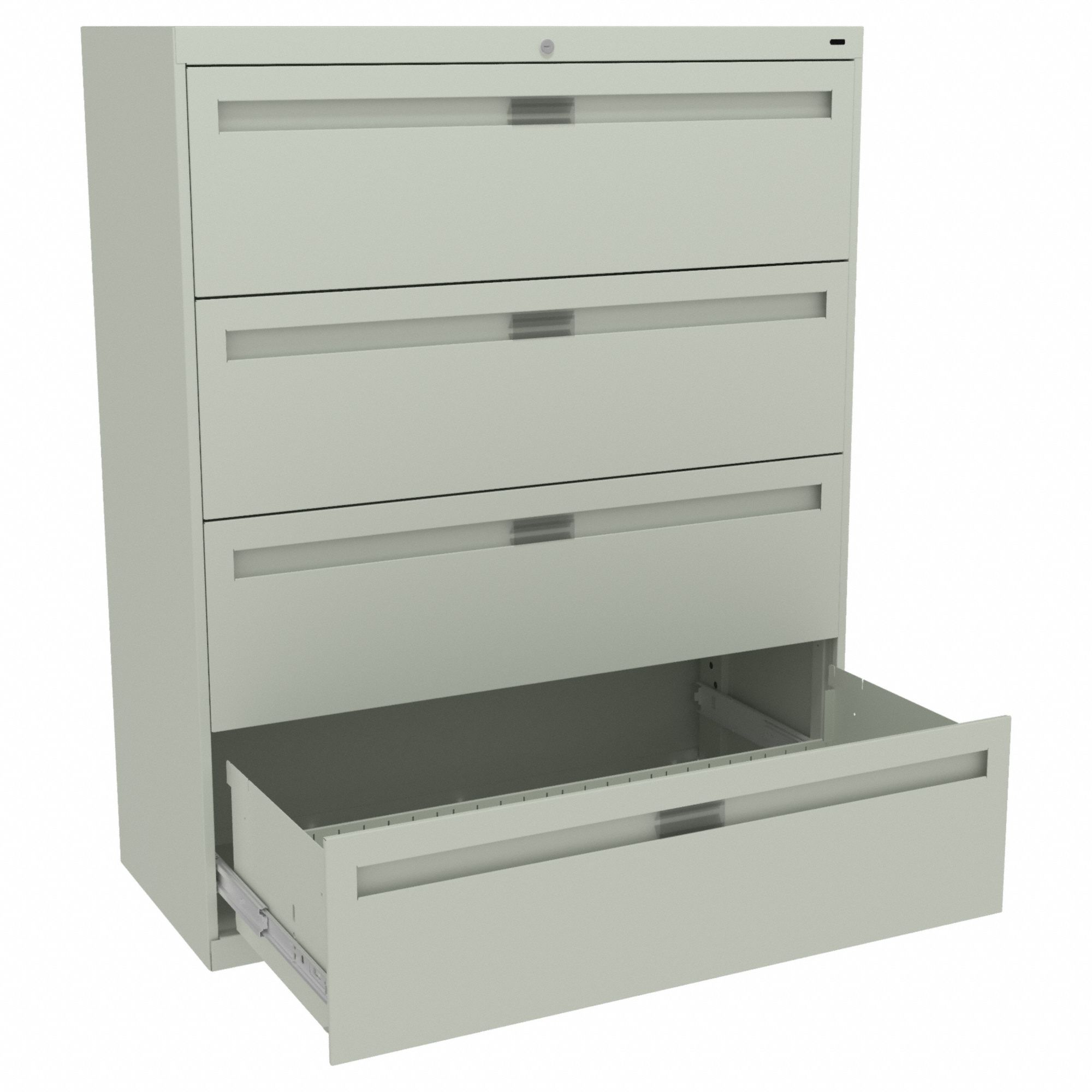 TENNSCO, Light Gray, 4 Drawers, Lateral File 8X029LPL4248L40