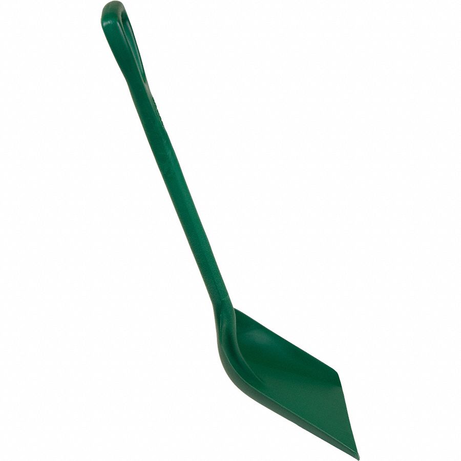 REMCO Small Blade Shovel, 14Wx38L, MD Green 8X0726981MD2 Grainger
