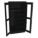 STORAGE CABINET, 36 IN X 18 IN X 72 IN, 5 SHELVES, SWING HANDLE/KEYED, 24 GA PANEL, ADJUSTABLE