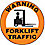 Floor Sign,8In,Warning Forklift,PK2