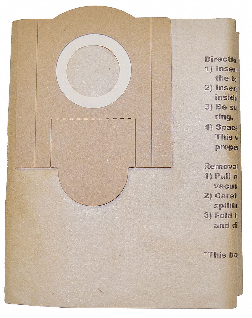 Vacuum Bag: Fein, Dry, Paper, 1-Ply, Std, 913038K01