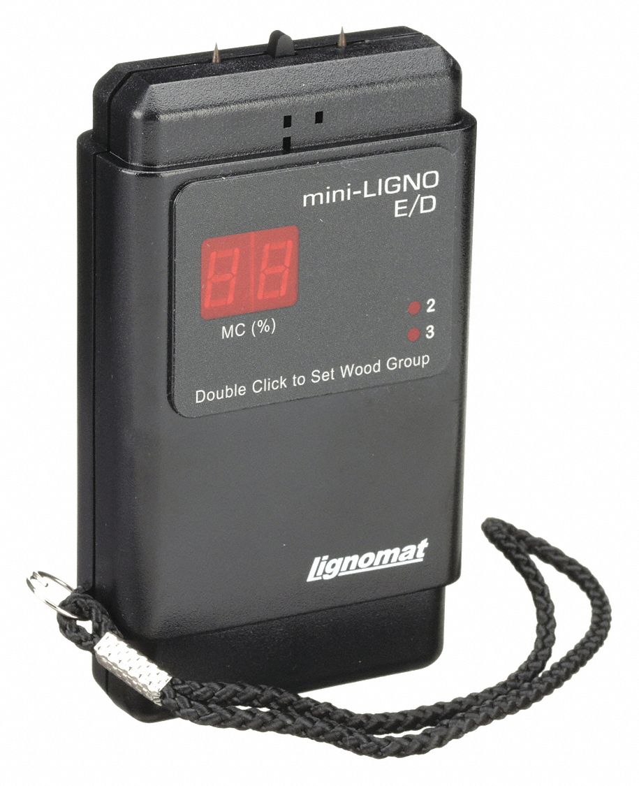 LIGNOMAT, 6 to 45 Moisture Content, Digital, Mini Moisture Meter