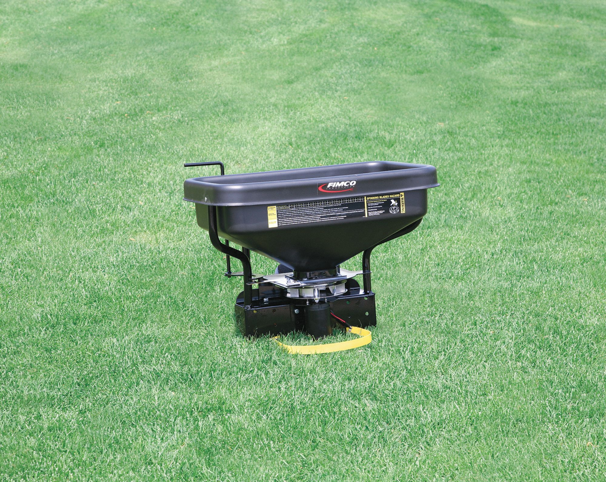 FIMCO ATV Spreader ATV Spreader, 145 lb Capacity, 5 to 45 ft, 1 Hole