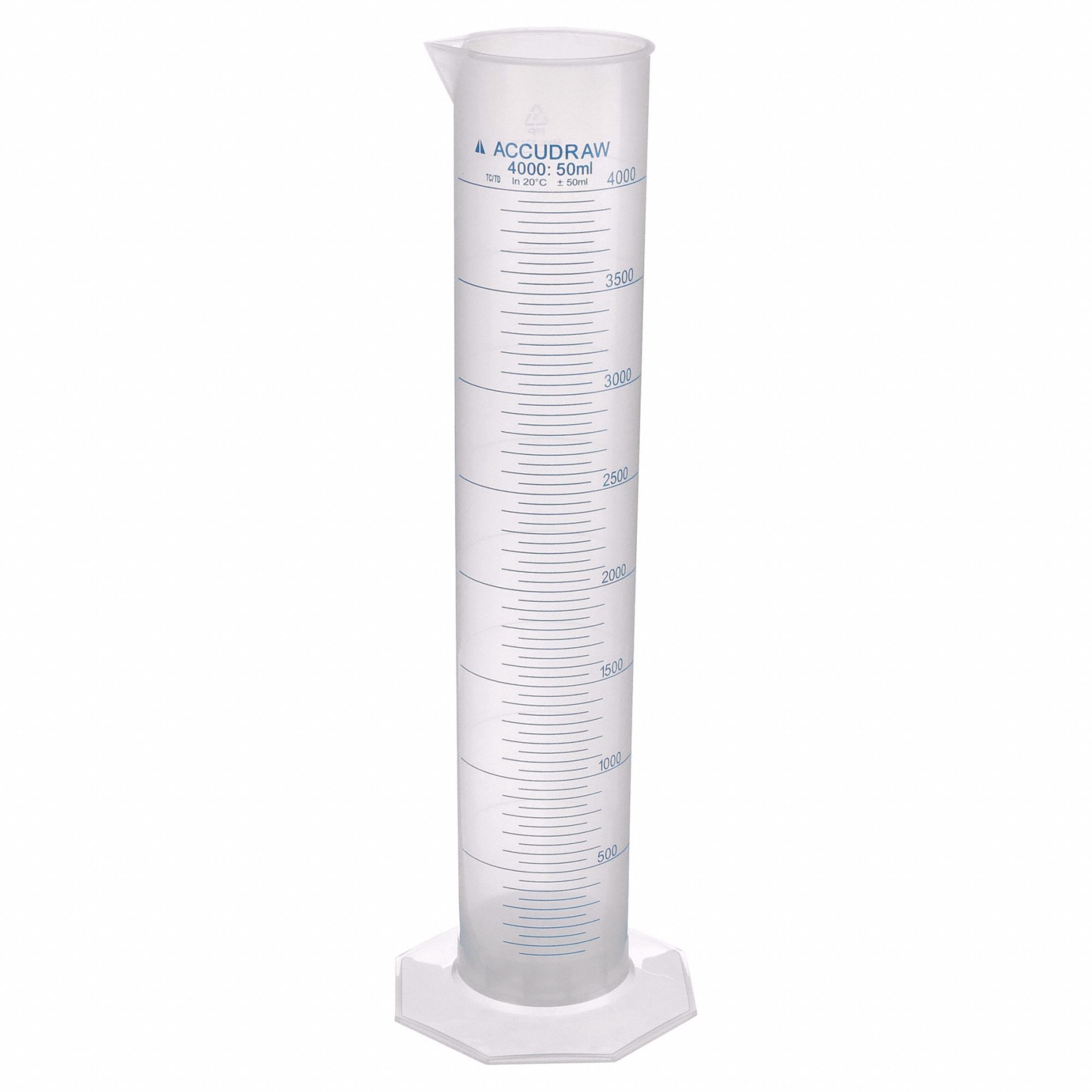 DYNALON, Polypropylene, 4 L Capacity - mL, Graduated Cylinder - 8XUL0 ...