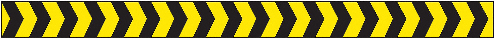 RUBAN SIGNALSTN,JAUNE/NOIR,180 PI X 2 PO