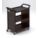 ENCLOSED CART,PLASTIC,BLACK,150 LBS.