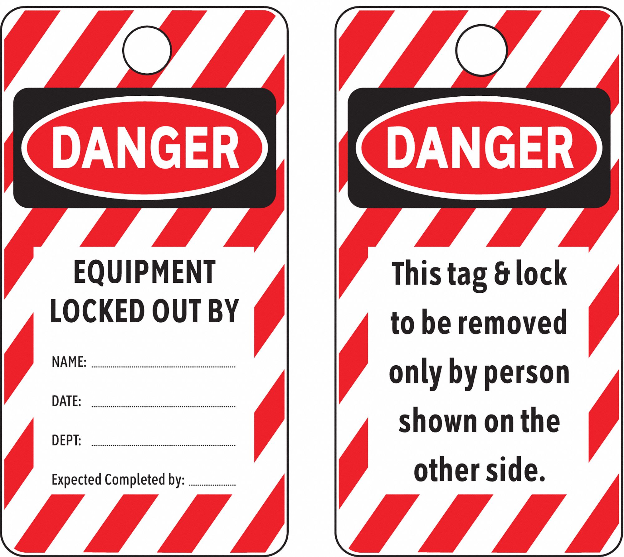 避難用具 Mark ELECTROMARK, Danger, Locked Out Device, Danger Tag - 8Y544