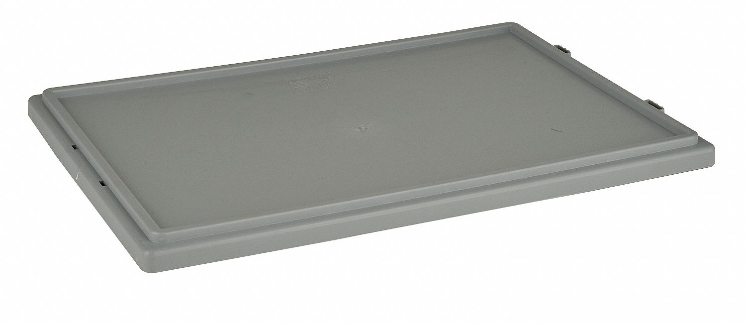 TOTE BOXLID, 18-1/4W X 26-5/8L,GRAY