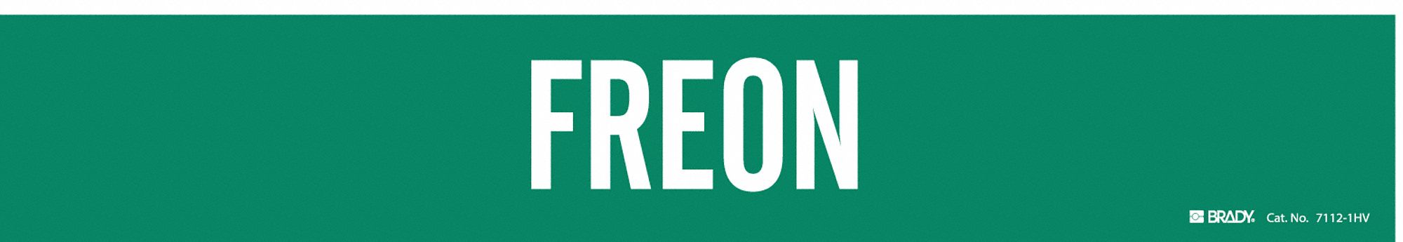 FREON, Green, Pipe Marker - 8YDH0|7112-1HV - Grainger