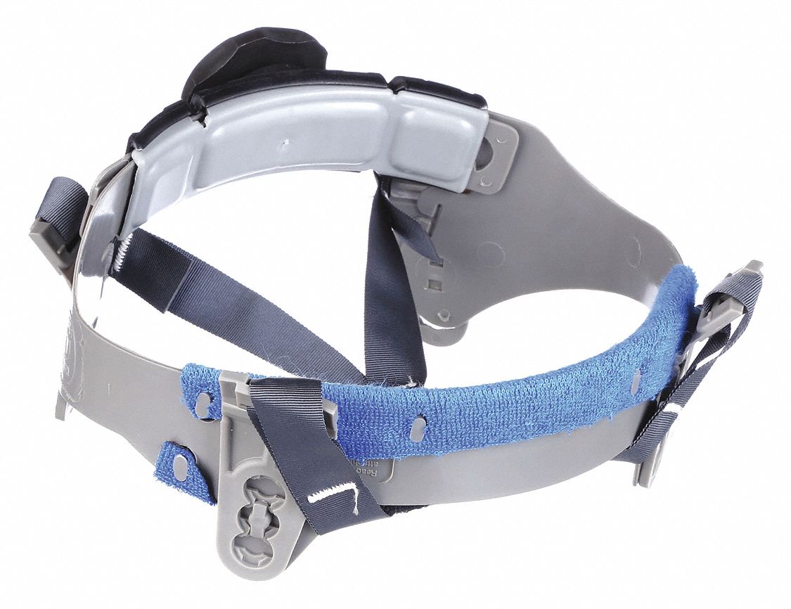 SUSPENSION DE REMPLACEMENT, PLASTIQUE/NYLON, AJUSTABLE PAR CRÉMAILLÈRE, 4 POINTS, P/CASQUES DE SÉCURITÉ VECTOR