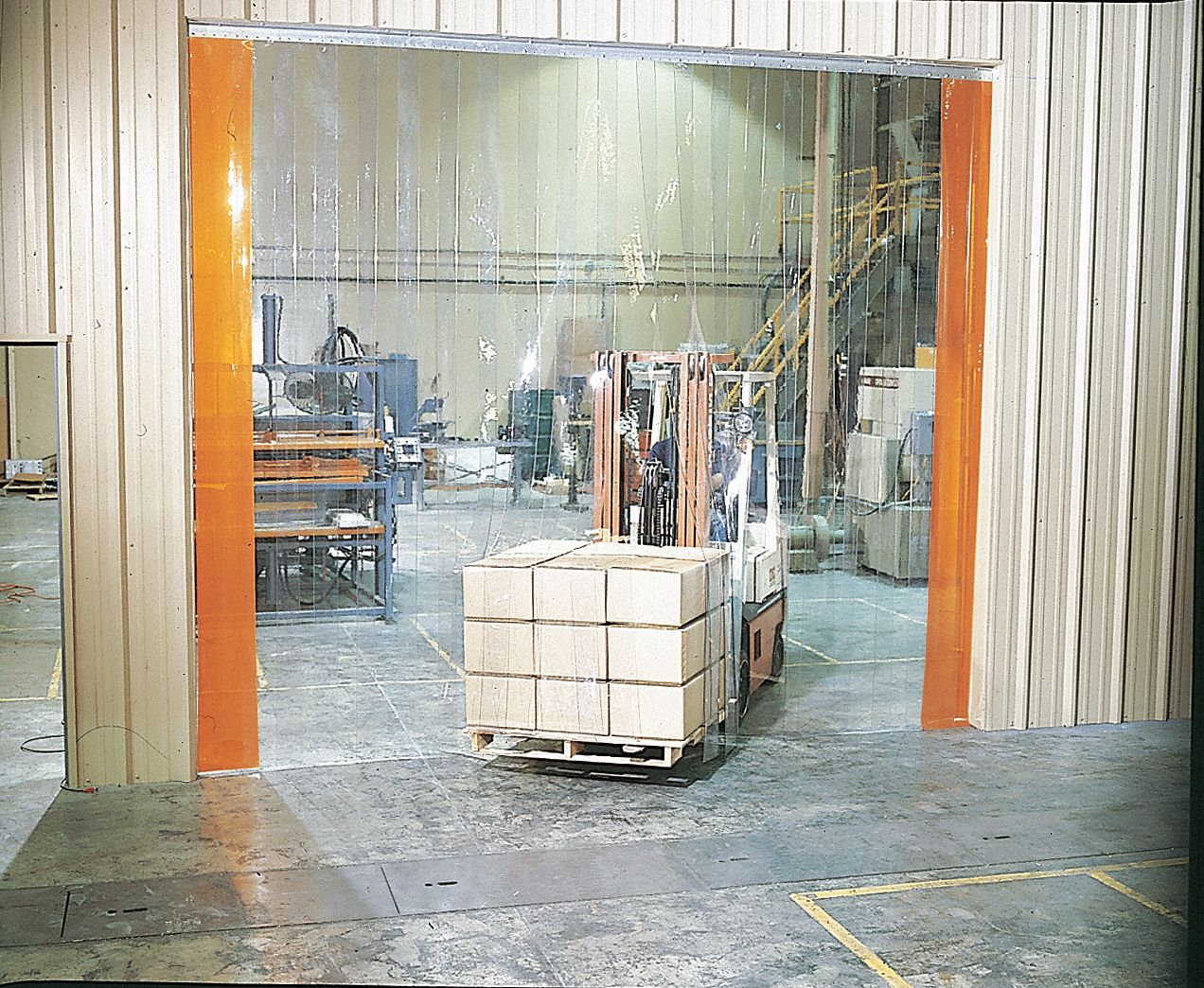 Grainger Approved Vinyl Strip Door Smooth Strip Texture 8 Ft