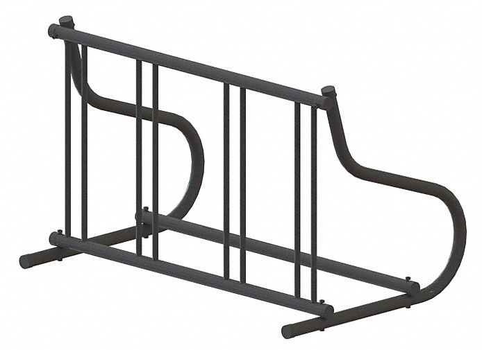RACK 1 SIDED 4 BIKE BLACK