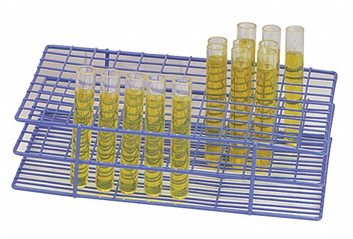 5 1/8 in Overall Wd, Steel, Tube Rack - 8ZAT7|F18772-0001 - Grainger