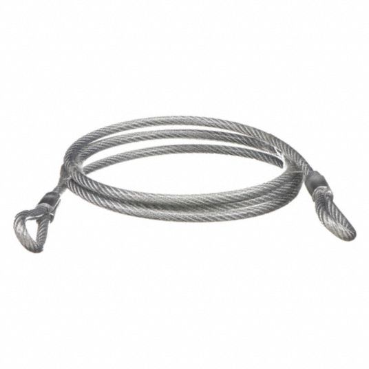 72 in Cable Lg, 1/4 in Cable Dia, Security Cables 8ZCC367D Grainger