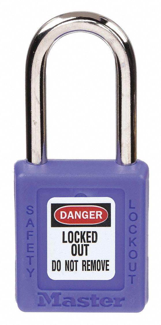 MASTER LOCK, Keyed Alike, Thermoplastic, Lockout Padlock 8ZCT9