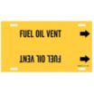 Fuel Oil Vent Strap-On Pipe Markers