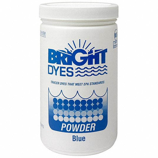 Bright Dyes - 105005 - Dye Tracer Powder, Fluorescent Blue, 1 lb