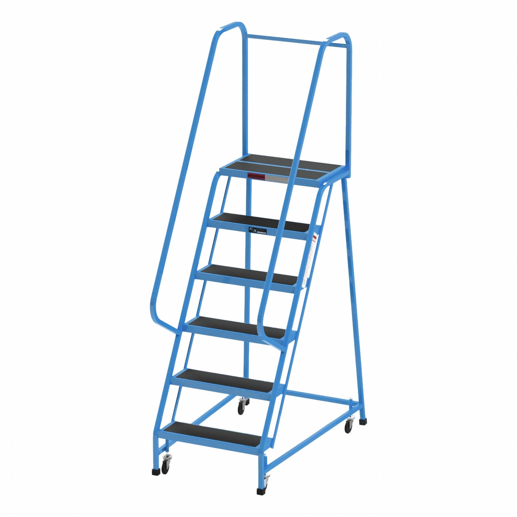 Rollng Ldr, Assembled, Hndrl, Platfm 60in H