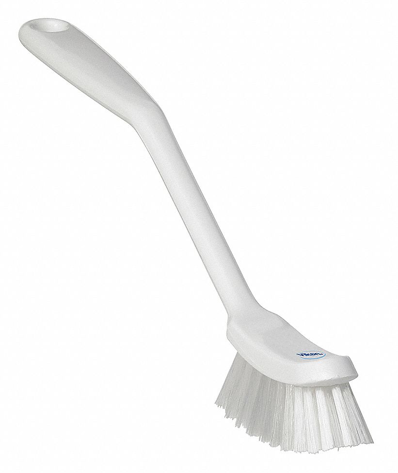 VIKAN, Medium, Plastic, Scrub Brush - 8ZEU8