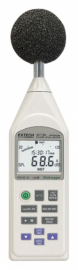 EXTECH, 30 dB to 130 dB, Integrating Sound Level Meters, Sound Level ...