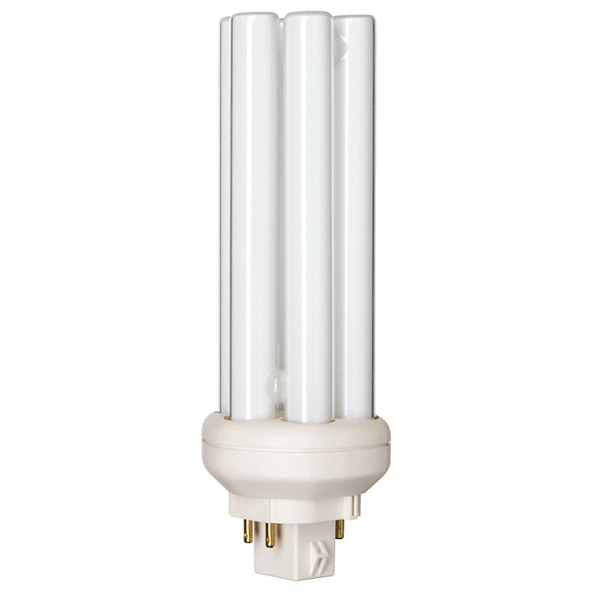 Compact Fluorescent Bulb: 4-Pin (GX24q-3), PL-T, Fluorescent, 3000K, 2, 250 lm Light Output