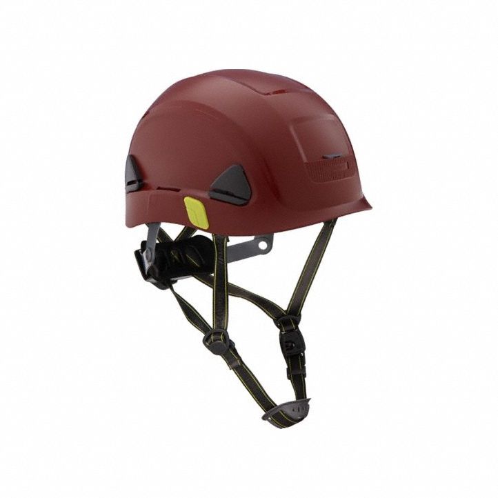 Climbing Helmet High-Visibility Orange