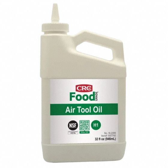 Air Tool Oil: Synthetic, NSF H1, 32 oz Container Size, Bottle
