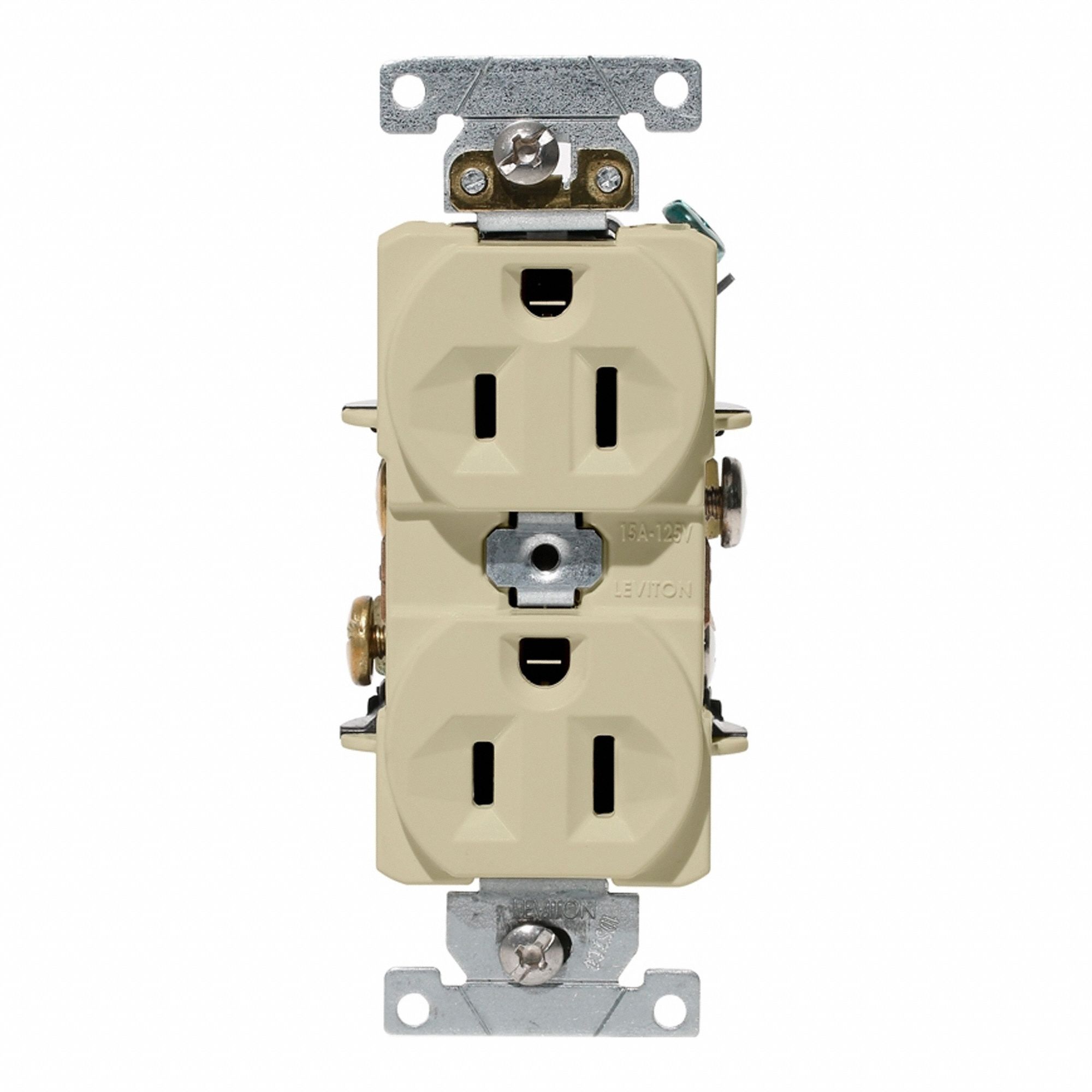 Dup 15A 125V Self-Gr Ivr