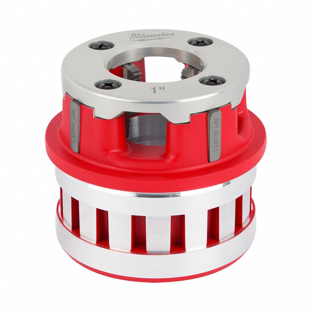 Pipe Threading Die Head: 12R, For 1 in Pipe, NPT, Alloy, Right Hand