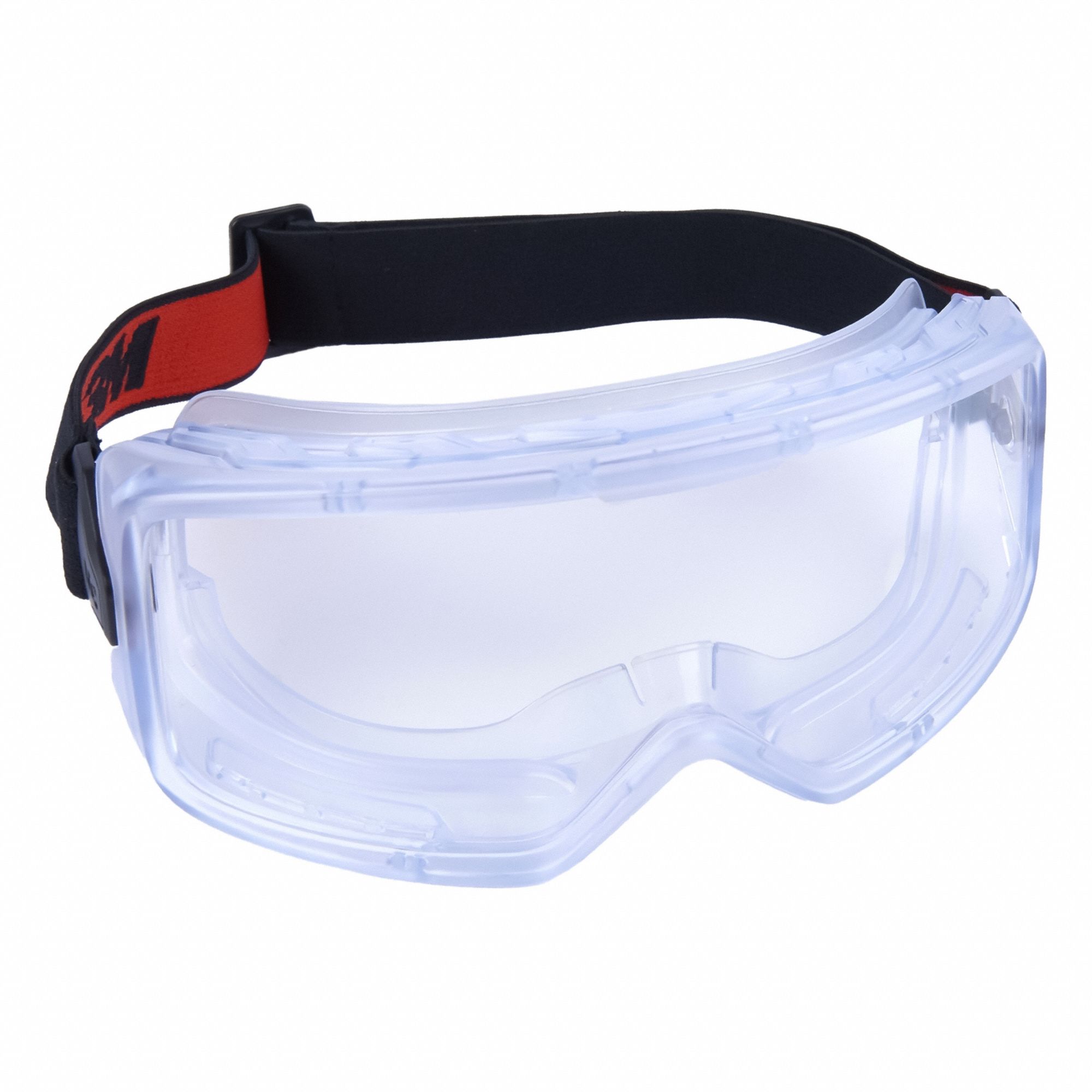 Safety Goggles: Clear Lens Color, Scotchgard™ Anti-Fog/Scratch-Resistant, Dielectric, Indirect