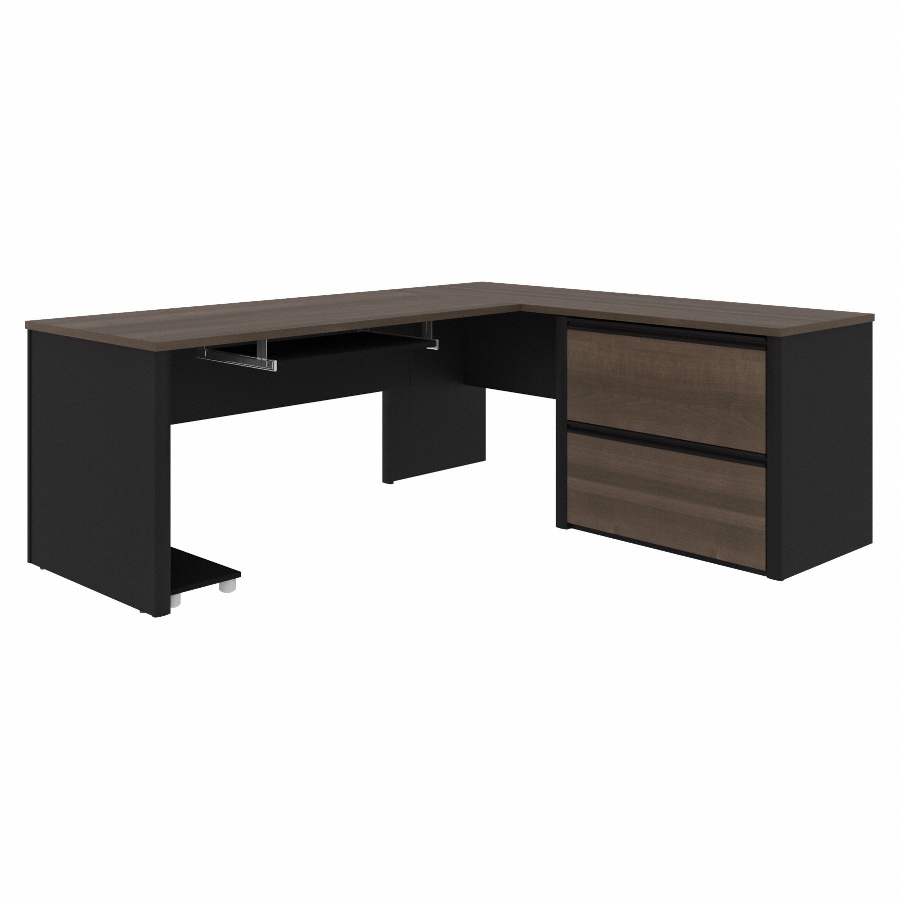 L-Shaped Office Desk: