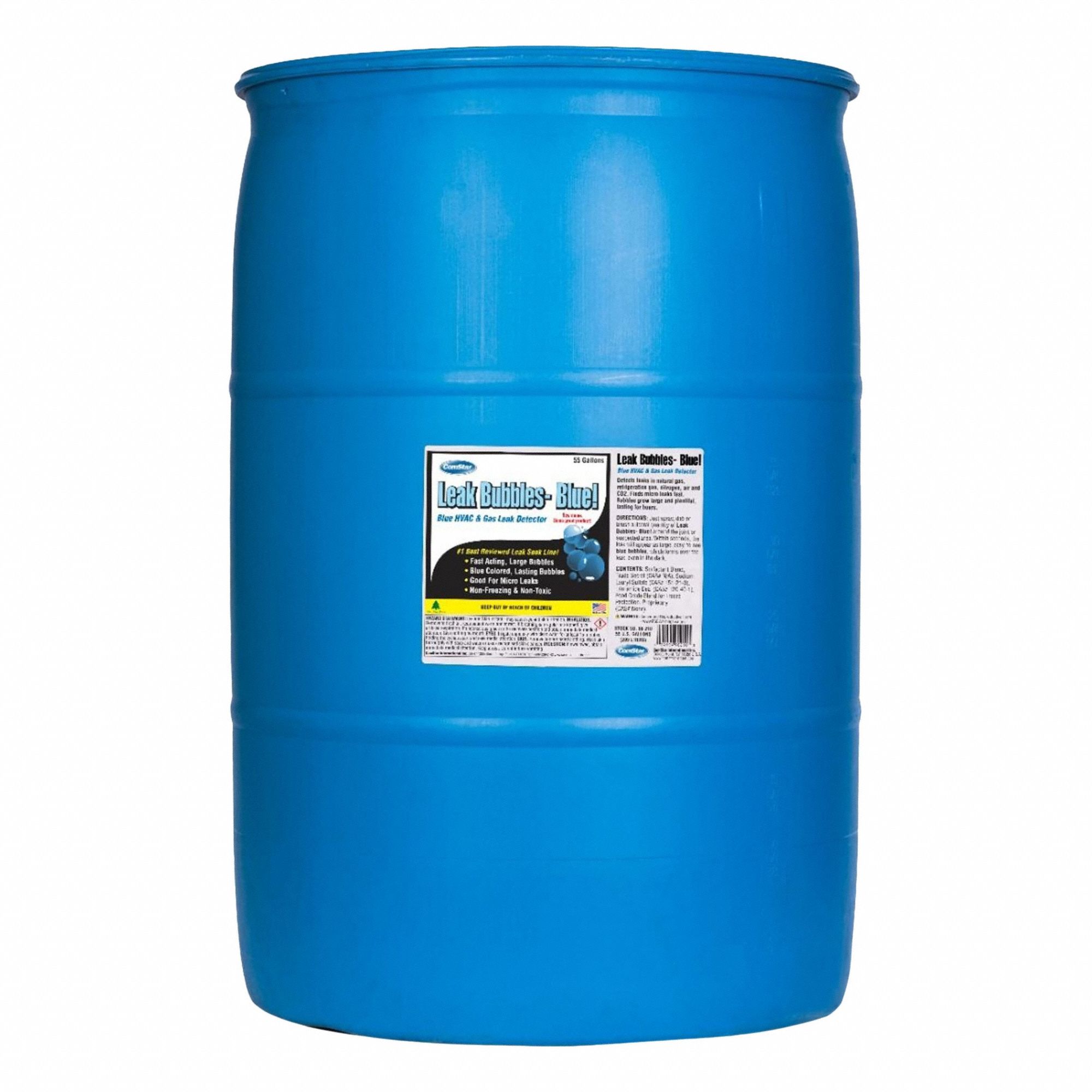 Gas Leak Detector: 55 gal, Blue