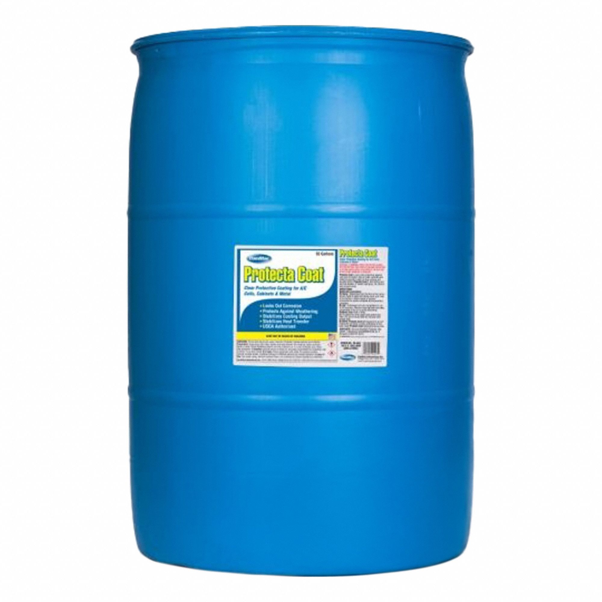 Coil Protectant: Protecta Coat, 55 gal, Drum, Blue, Not Food Safe, Air Cooled