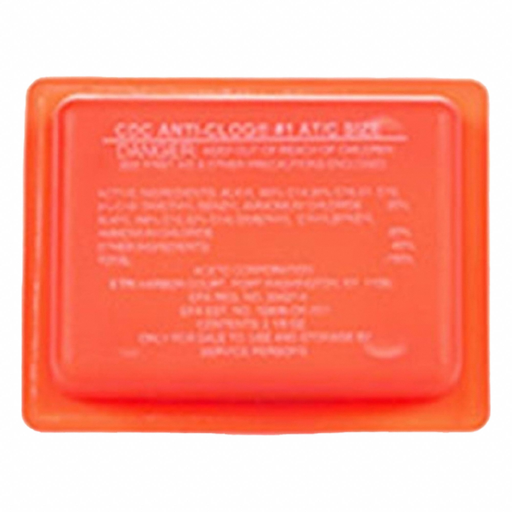 Condensate Pan Treatment: Strip, For 5 ton Systems, 4 oz Packet, 1 Treatments, Red