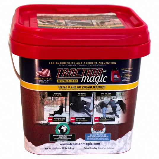 TRACTION MAGIC, Does not contain Calcium Chloride or CMA/Unknown, Pail ...