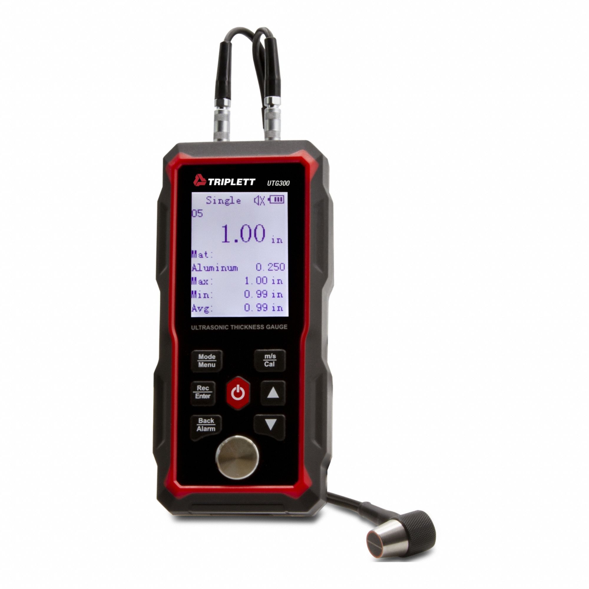 Ultrasonic Thickness Gauge: Couplant/USB Type C Charging Cable, Not Certified, 5 Digits