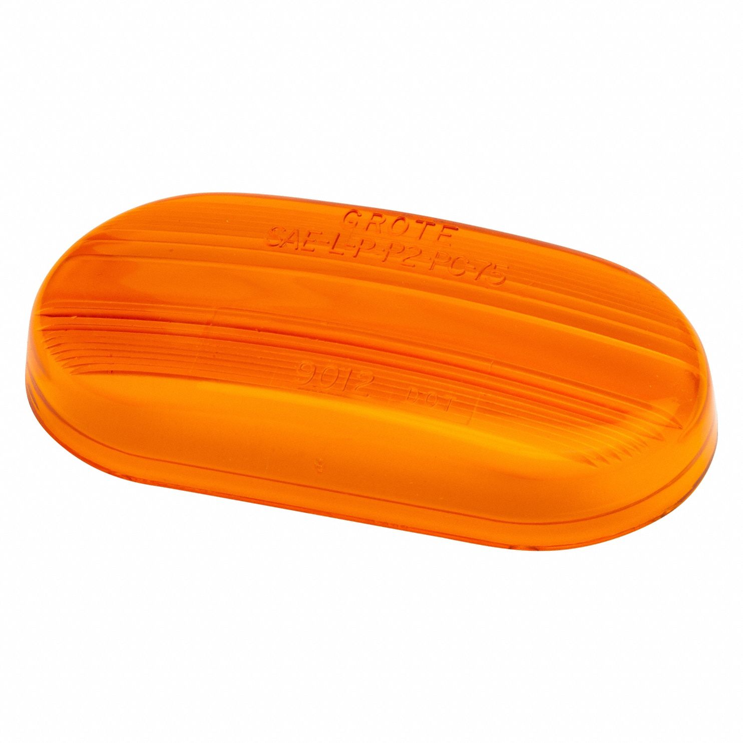 REPLACEMENT LENS, OVAL, CLEARANCE AND MARKER LIGHT, 1¾ IN HEIGHT, ACRYLIC