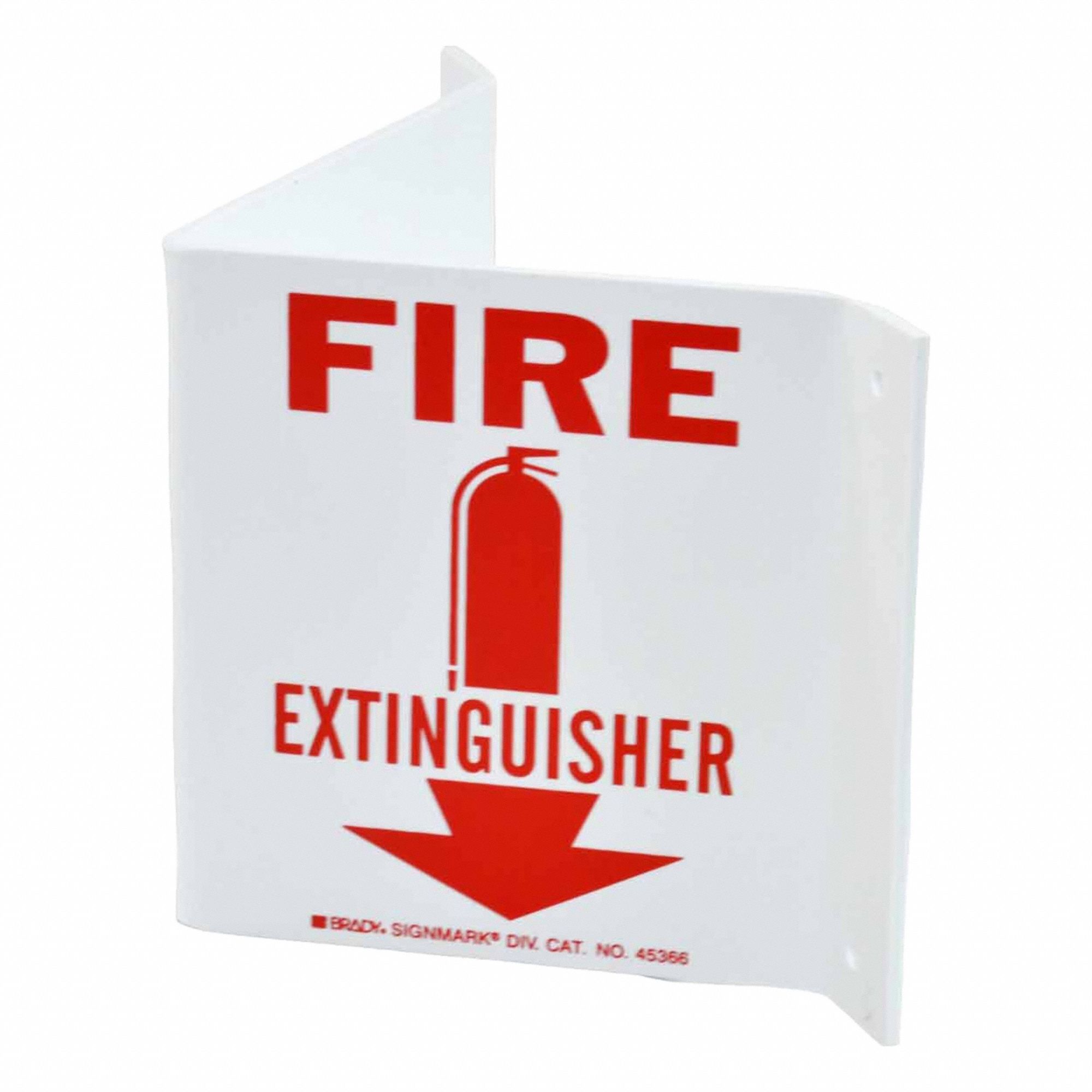HIGH VISIBILITY SIGN Extinguisher