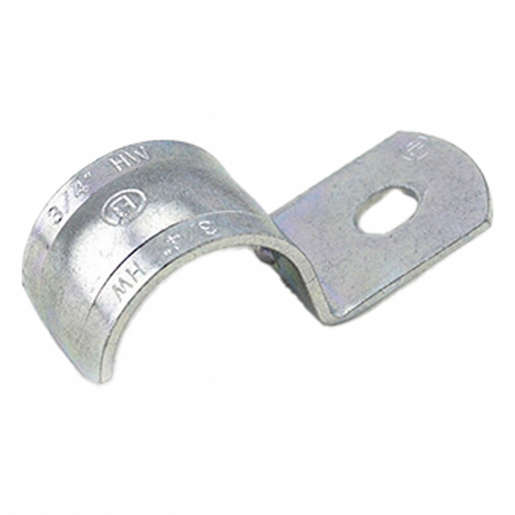 Pipe Strap, Steel, Zinc Plated