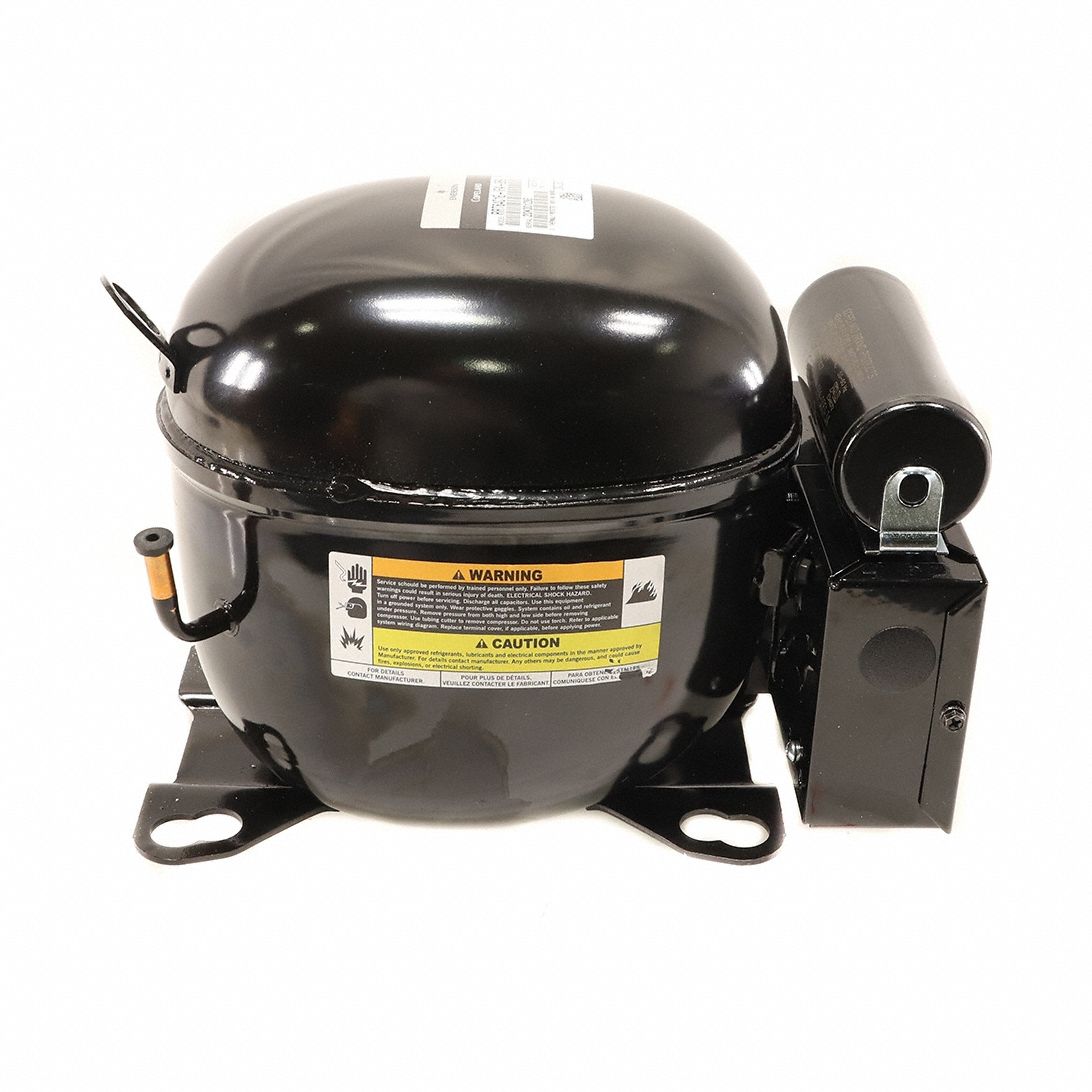 Compressor: Reciprocating, 4, 000 BtuH Cooling, 3/4 hp, 3/8 in Suction Line Connection Size